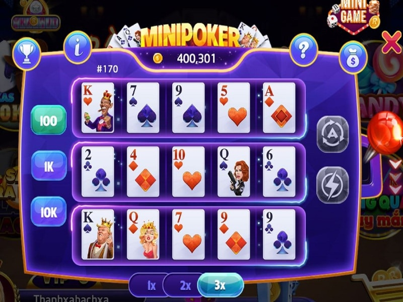 Thể loại trò chơi Mini Poker hoạt động như thế nào?